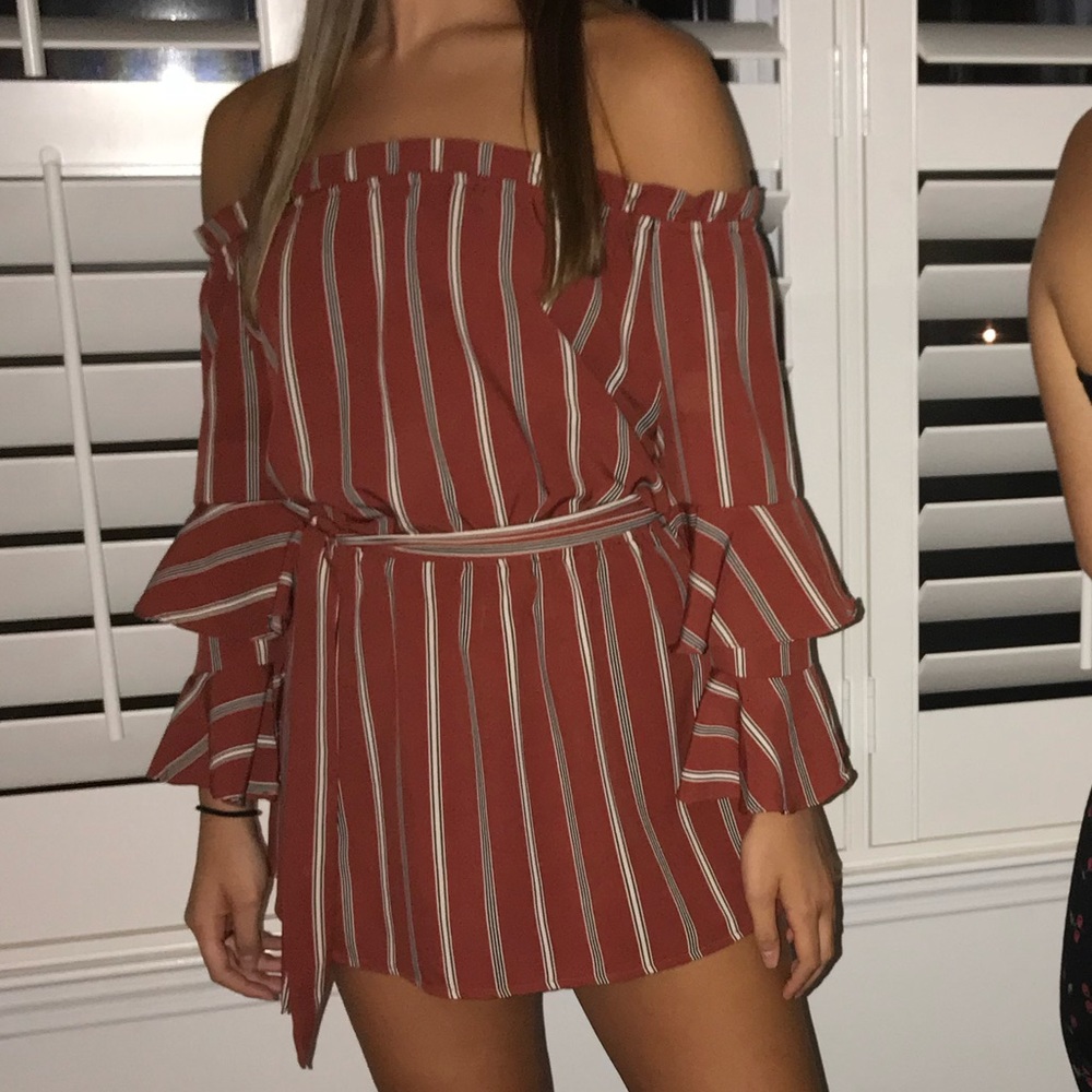 Off the shoulder dress